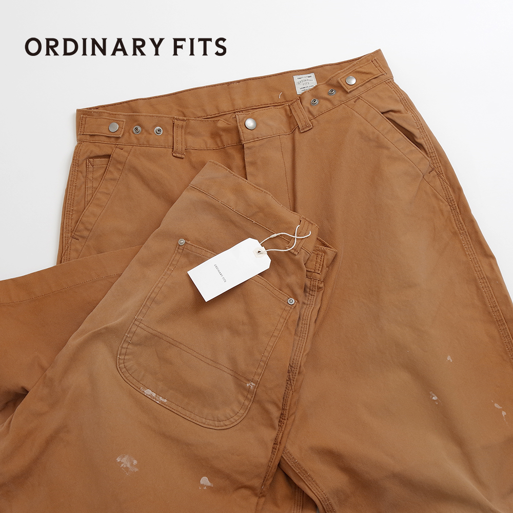 【ORDINARY FITS オーディナリーフィッツ】BELL PANTS BROWN DUCK ベルパンツ ブラウンダック